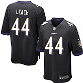 Nike Men & Women & Youth Ravens #44 Leach Black Team Color Game Jersey,baseball caps,new era cap wholesale,wholesale hats